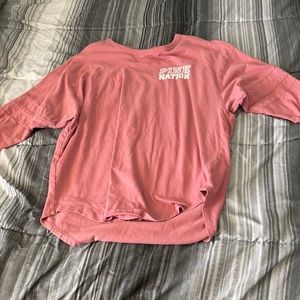 Dark nude pink shirt from pink